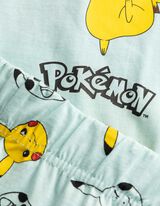 Pigiama completo (maglia + shorts) - Pok&eacute;mon - turchese