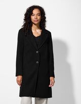 Kabát - Gyapjú megjelenés - fekete