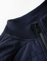 Tepláková bunda - Regular Fit - tmavomodra