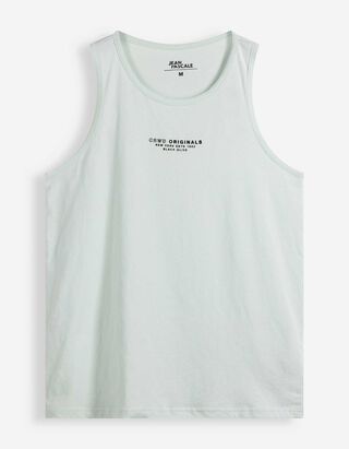 Tanktop - &Auml;rmellos - Hellblau