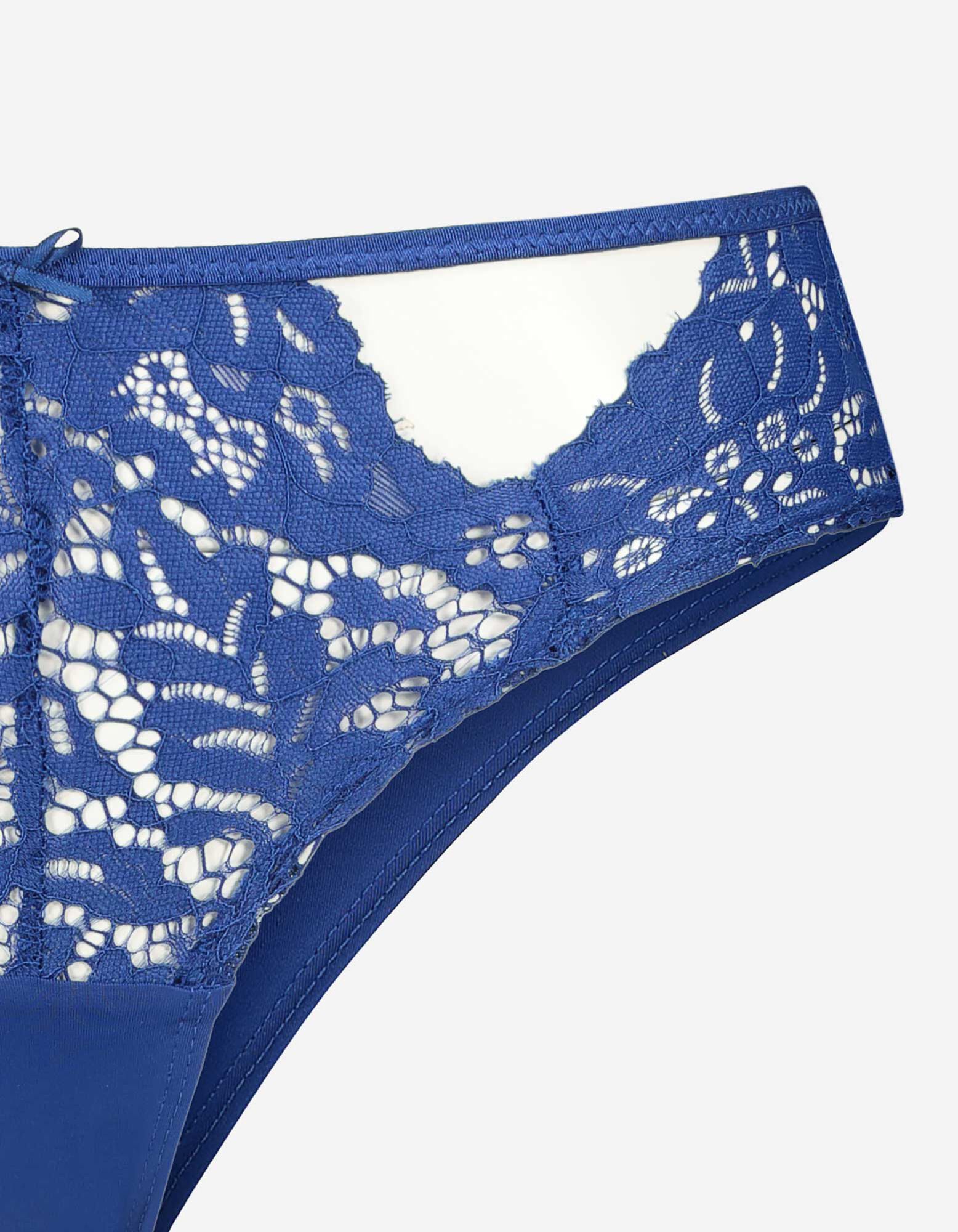 Brazilian - Met kant - donkerblauw