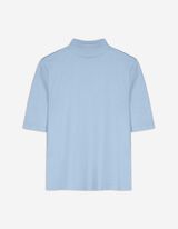 Tricou - Mânecă trei sferturi - Albastru deschis