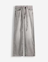 Jeans - Straight Fit - grau