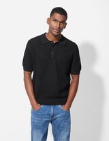 Tricou polo - Guler Polo - Negru
