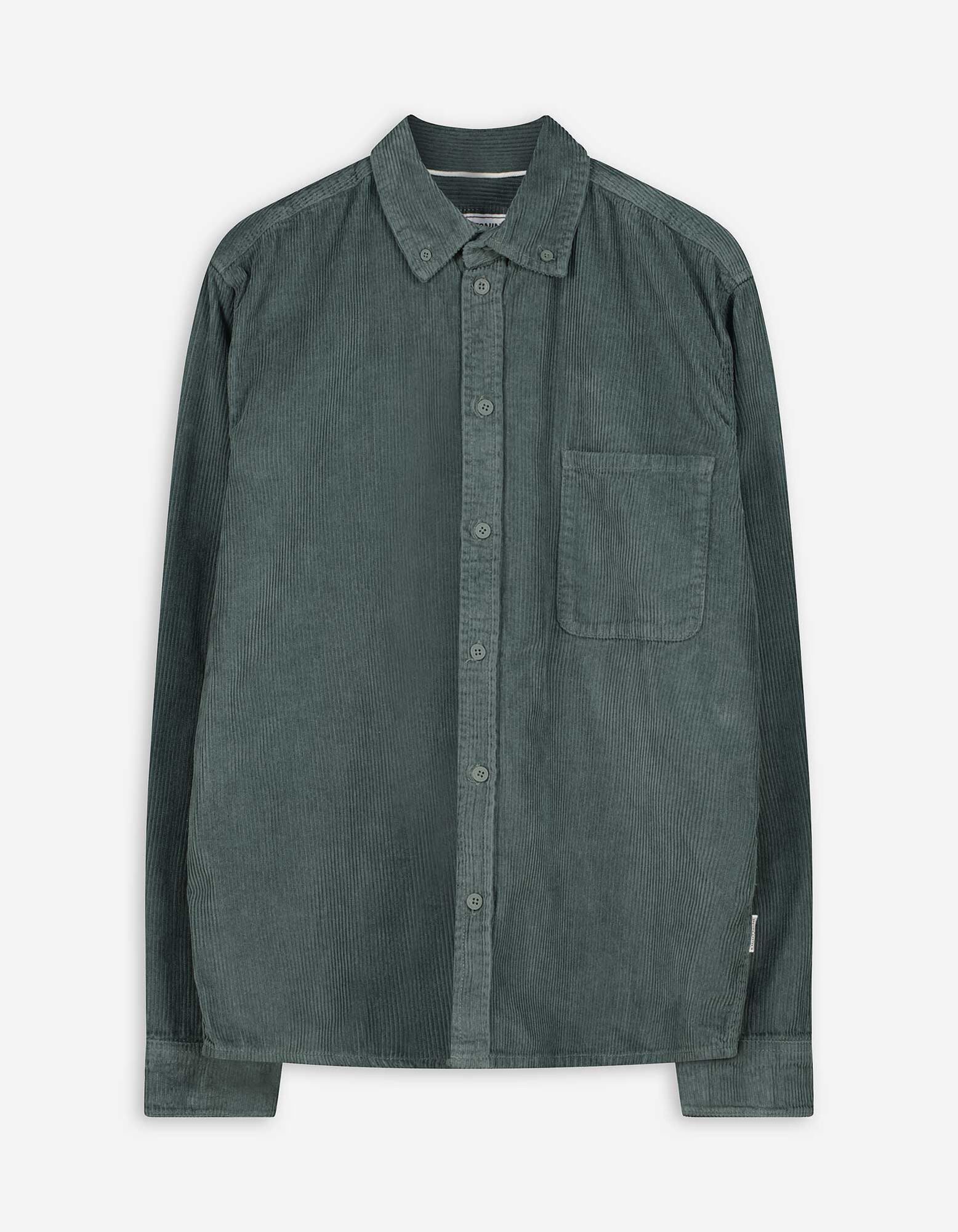 Overhemd - Corduroy - groen