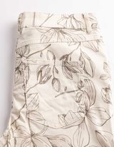 Caprihose - Twill - wei&szlig;