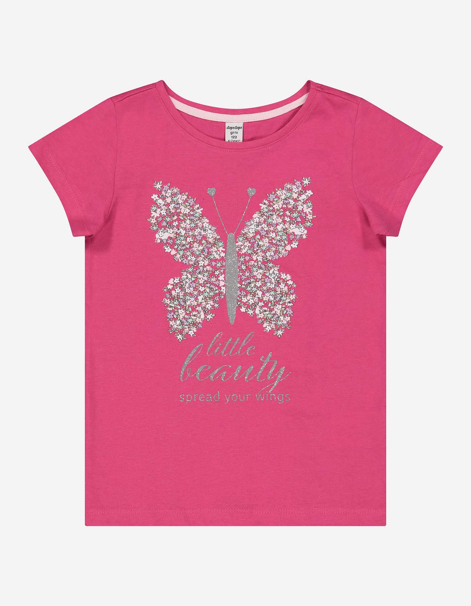 T-shirt - Glitterprint - pink