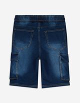 Kargo kratke hlače - temno modri džins - temno modra