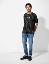 T-Shirt - Mesh - schwarz