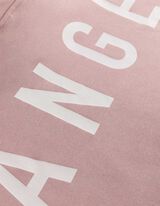 Hoodie - Print - roze