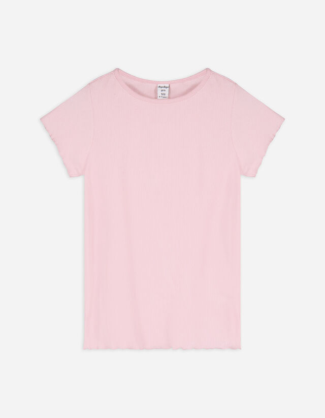 T-shirt - A costine - rosa