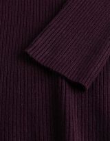Pullover - Rippenstruktur - Lila