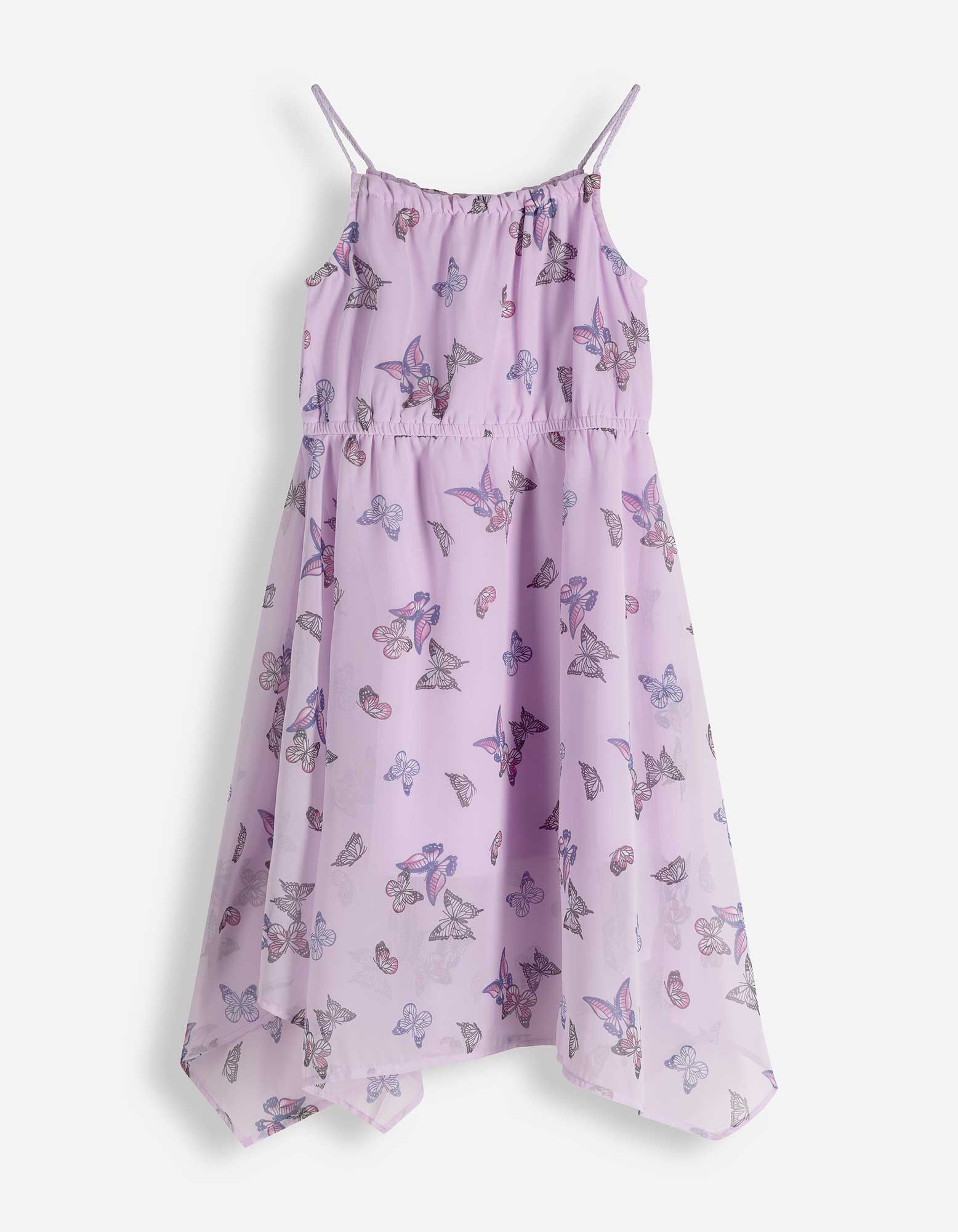 Kleid - Chiffon - Rosa