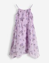 Kleid - Chiffon - Rosa