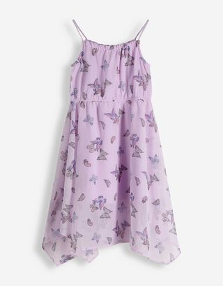 Kleid - Chiffon - Rosa