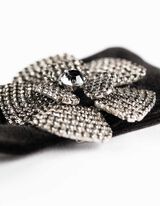 Armband - Strass - zwart