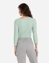 Langarmshirt - Rippenstruktur