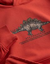 Set aus Sweatshirt und Shorts - Sweat - Dunkelrot