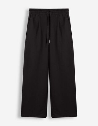 Broek - Wide fit - Zwart