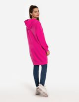 Jurk - Capuchon met tunnelkoord - pink