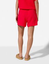 Shorts - Musselin - Rot
