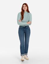 Megztinis - Pažeminti pečiai - turkis