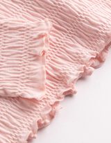 T-shirt &agrave; manches longues - Unicolore - Rose