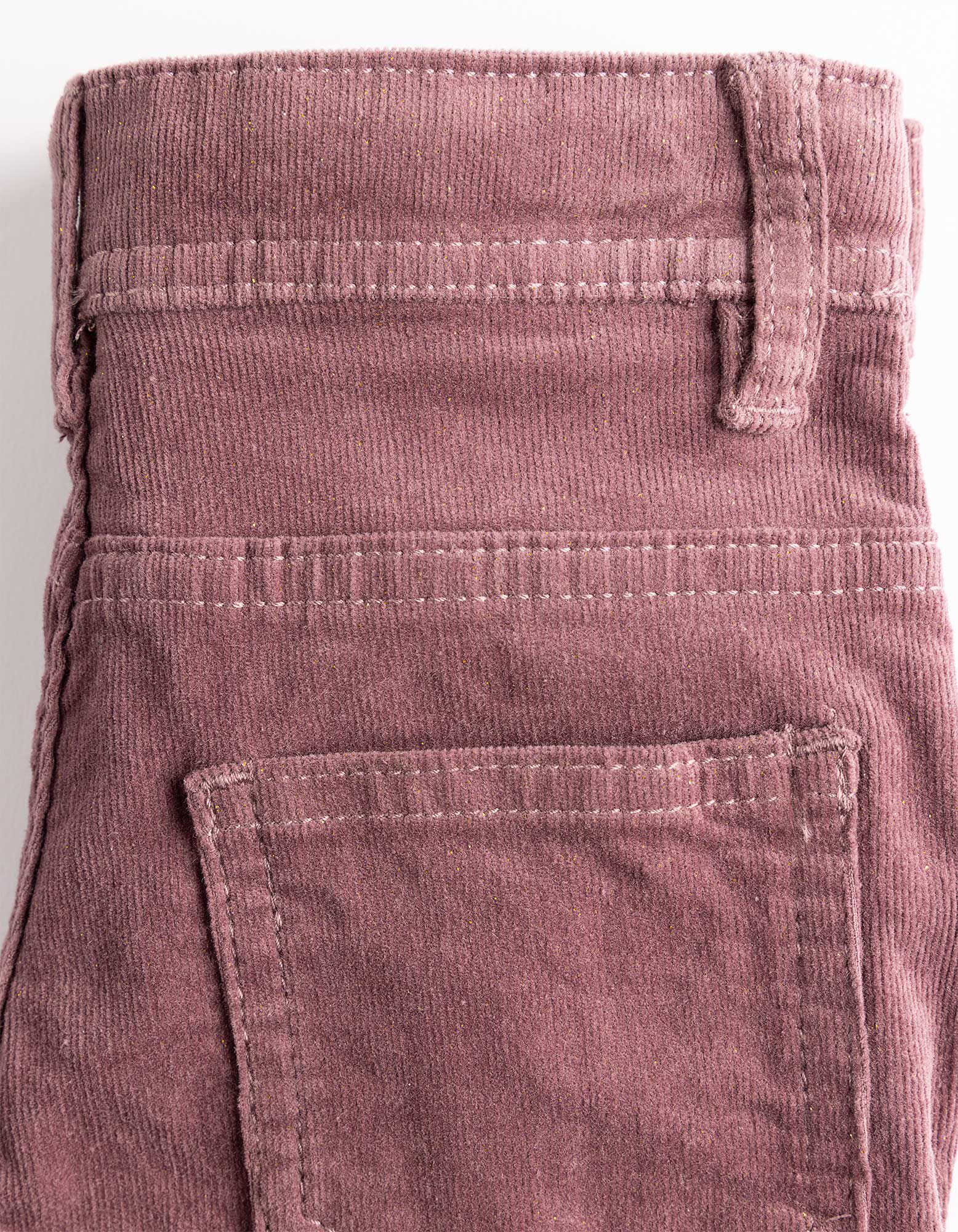Cordhose - Baumwoll-Mix - Beere