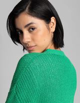 Cardigan - Oversized Fit - verde scuro