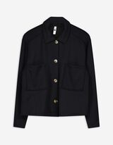 Sweatjacke - Modal-Anteil - schwarz