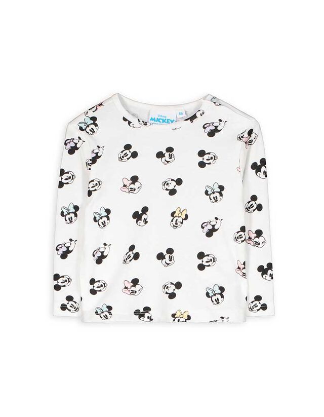 Manica Lunga Maglietta Topolino Bimbo Maglia A Manica Lunga