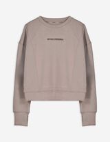 Sweatshirt - Scuba - beige