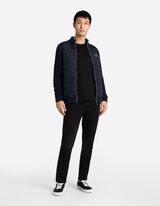 Felpa aperta - Tinta unita - blu scuro