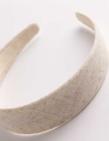 Haarschmuck - einfarbig - beige