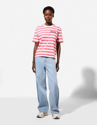 Dž&iacute;ny - světle modr&yacute; denim - modra