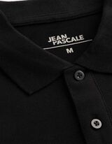 Poloshirt - einfarbig - schwarz