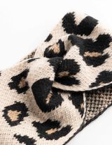 Bandeau - Motif l&eacute;opard - beige