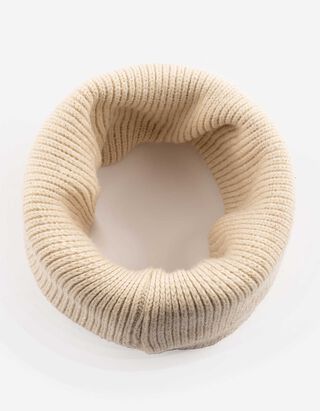 Loop-Schal - Viskose-Mix - Beige