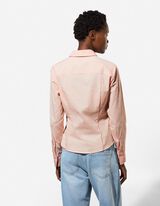 Bluse - Baumwoll-Mix - rosa