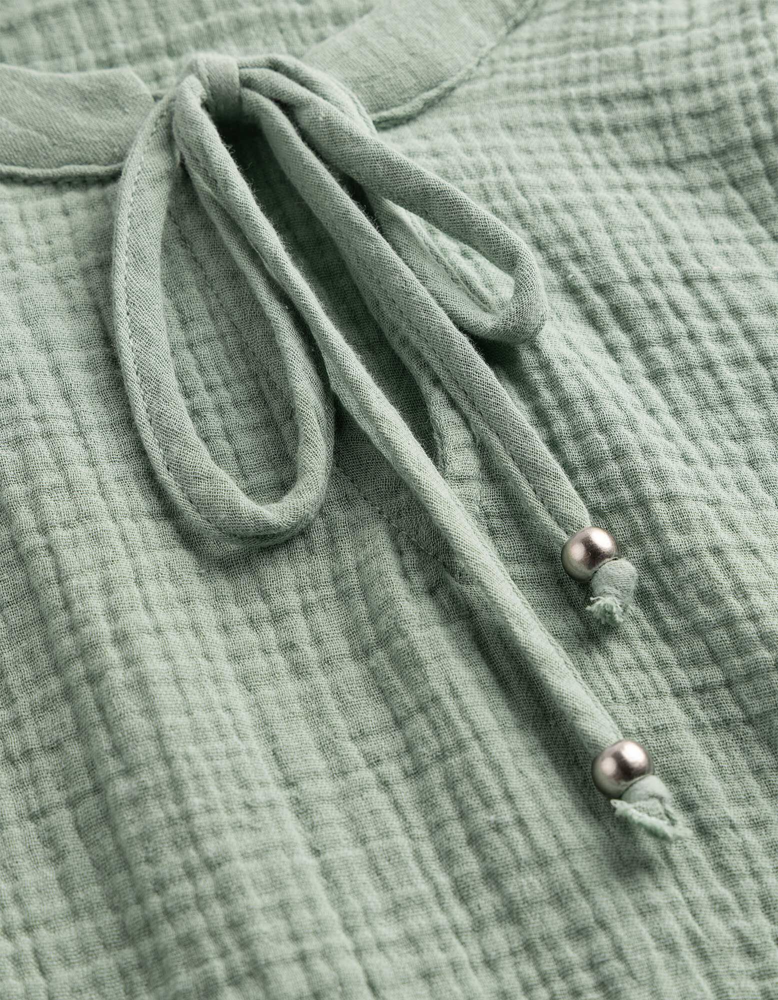 Bluse - einfarbig - Petrol
