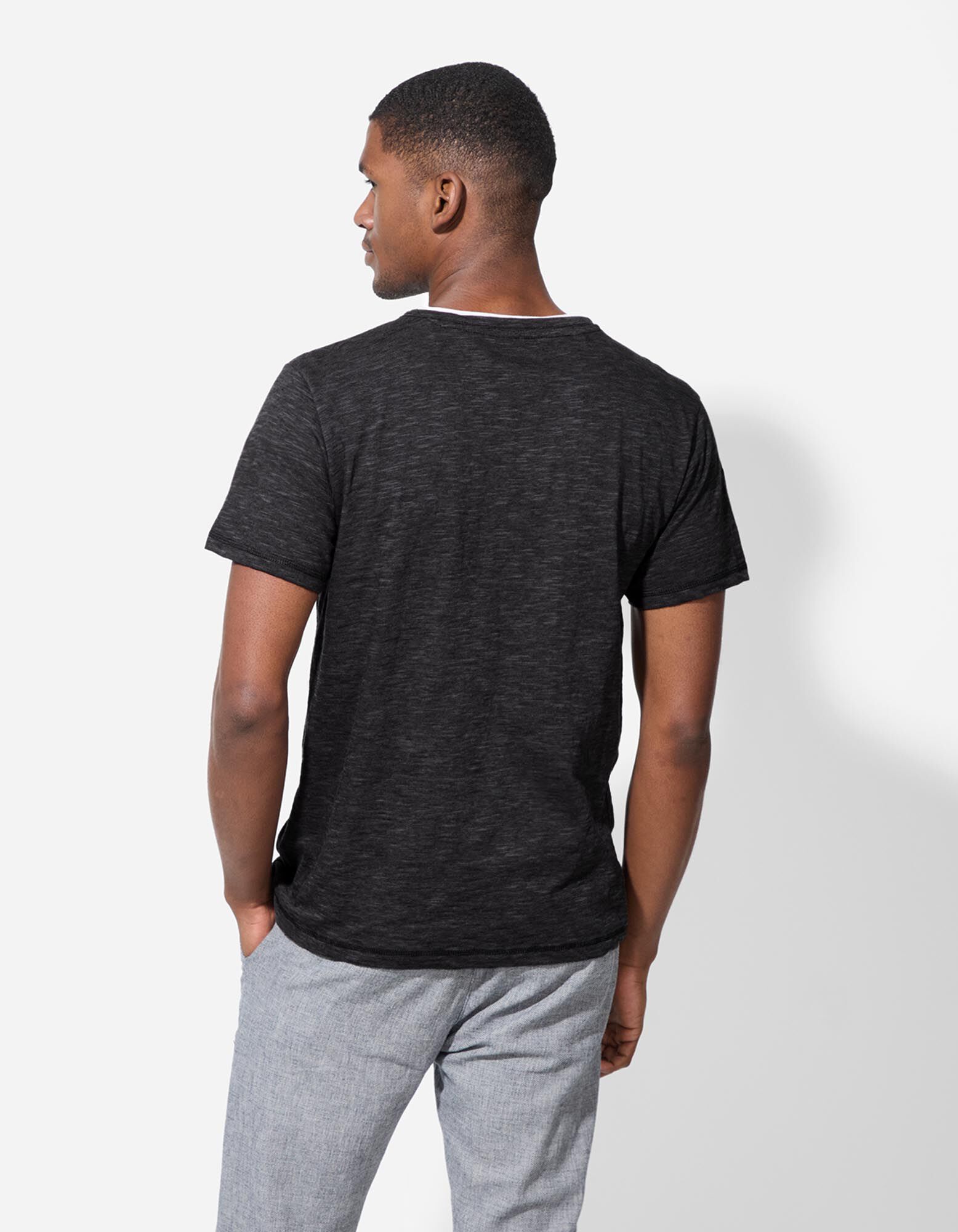 T-Shirt - Regular Fit - dunkelgrau