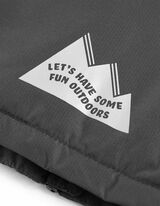 Outdoorová bunda - tmavoseda