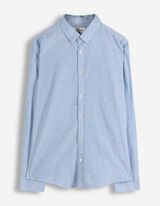 Chemise - Lin m&eacute;lang&eacute; - Bleu clair