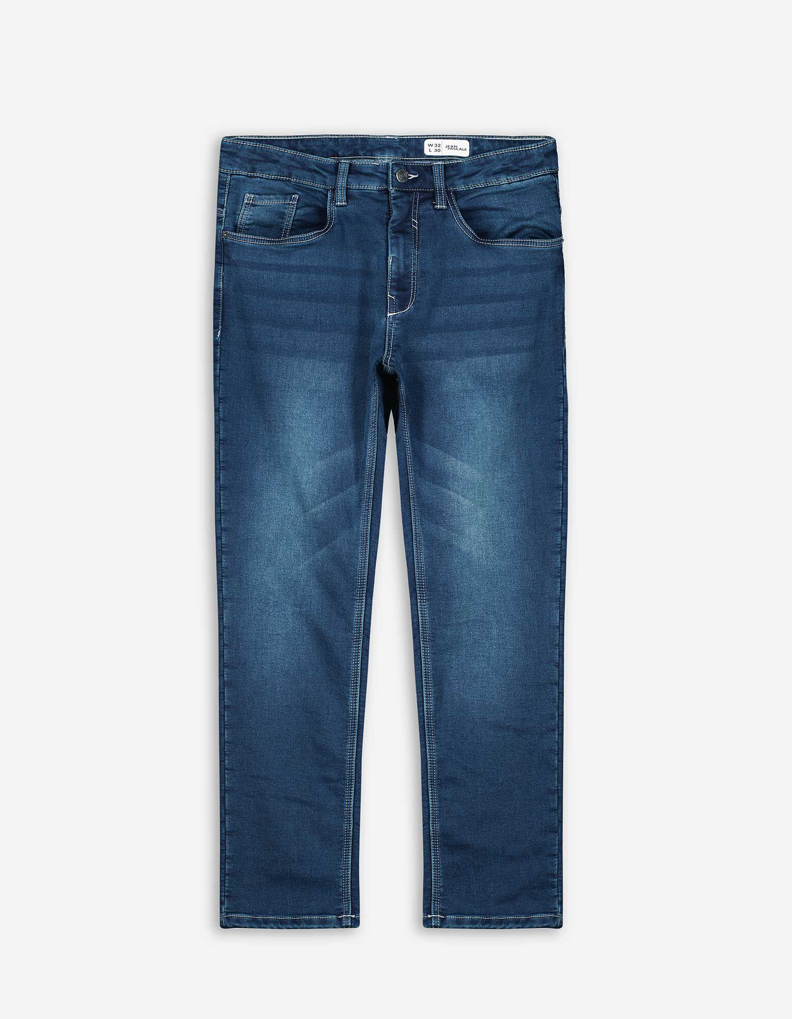 Jean Effet thermo isolant Bleu fonce Takko Fashion