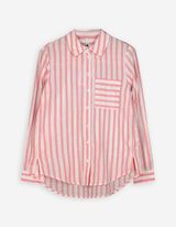 Bluse - Brusttasche - rot