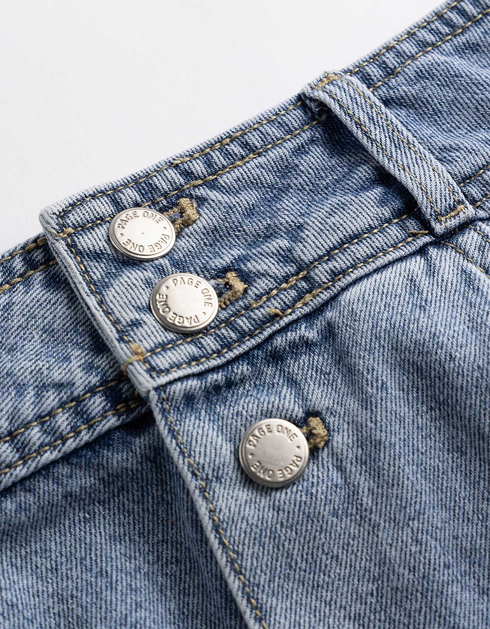 Jeansrock - light blue denim - Hellblau