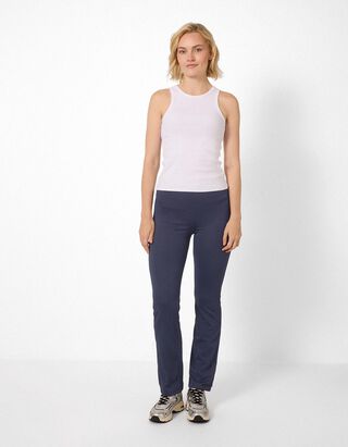 Leggings - Rippenstruktur - Dunkelblau
