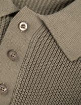 Pullover - Polokragen - dunkelgrün