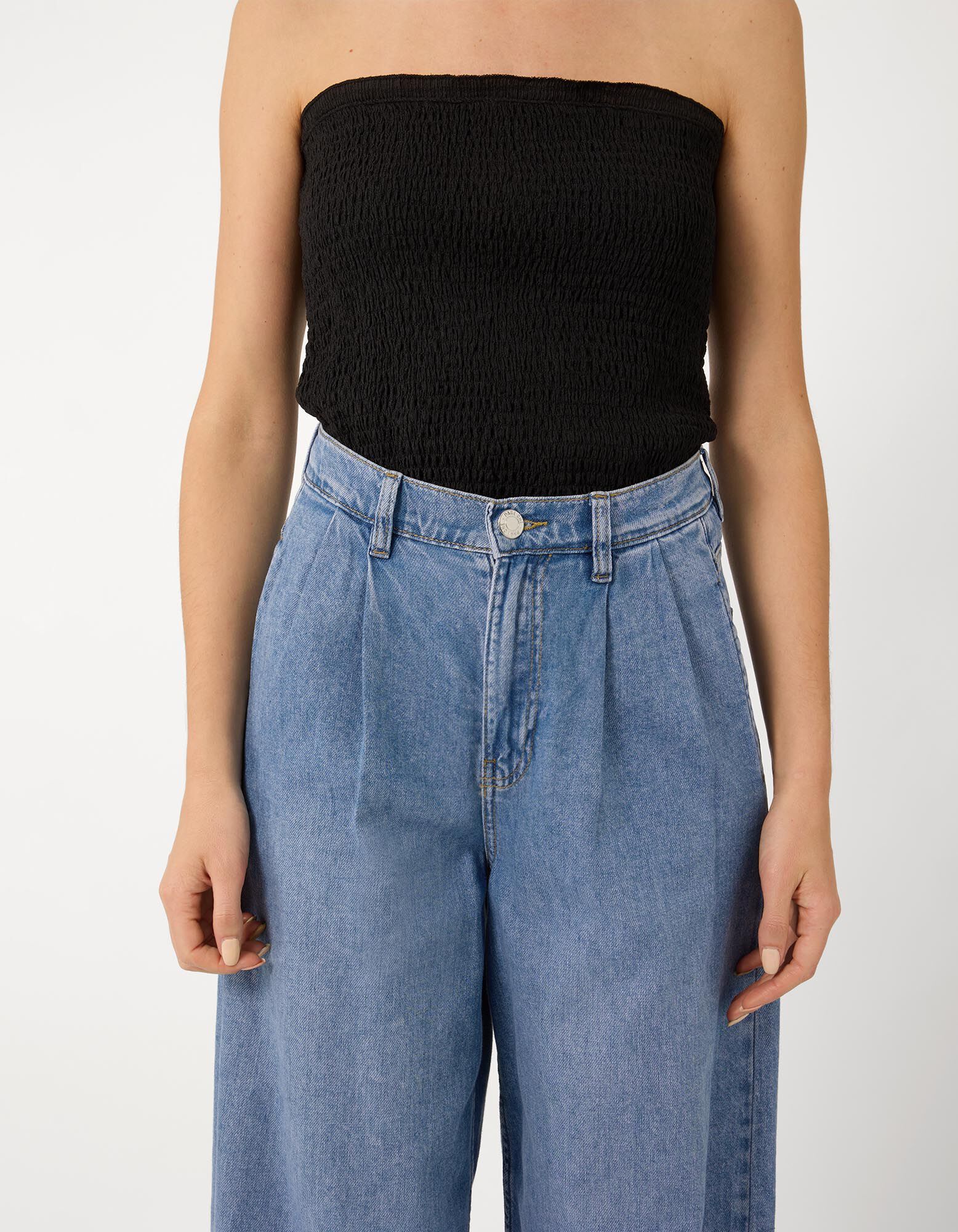Jeans - Wide Fit - blau