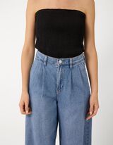 Jeans - Wide Fit - blau